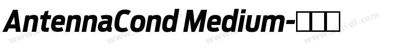 AntennaCond Medium字体转换